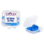 VIAGGI Soft Silicone Blue Ear Plugs (Set of 2)